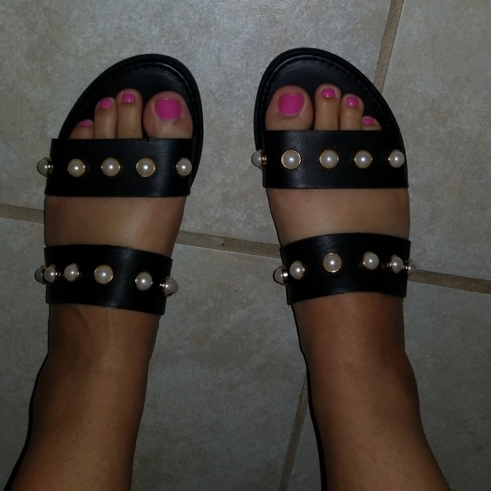 New Black Sandals